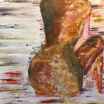 Painting titled "Figure" by Emma Foster, Original Artwork, Acrylic