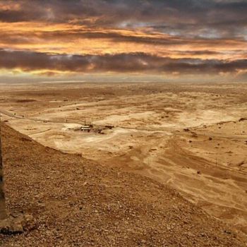 Fotografia intitulada "Desert beneath" por Efi Keren, Obras de arte originais