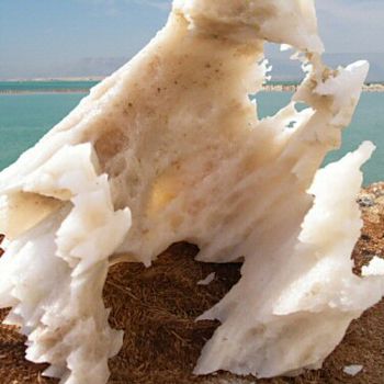 Photography titled "Dead sea salt 3" by Efi Keren, Original Artwork