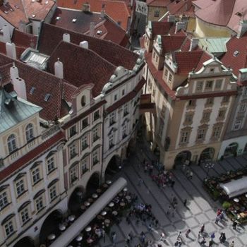 Photographie intitulée "Prague from above 1" par Efi Keren, Œuvre d'art originale