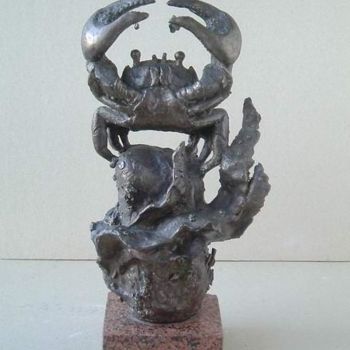 Sculpture titled "Crab the Winner" by Alexander Efimov, Original Artwork