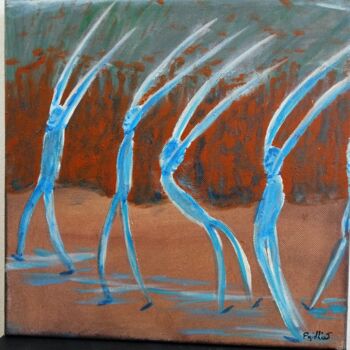 Картина под названием "Danse" - Egidhius, Подлинное произведение искусства, Акрил