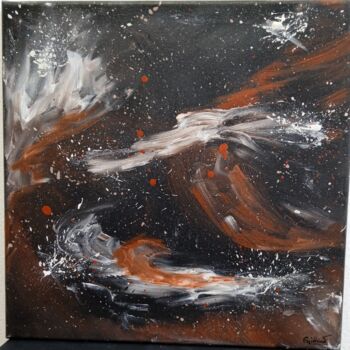 Painting titled "galaxie" by Egidhius, Original Artwork, Acrylic