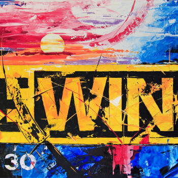 Malerei mit dem Titel "REWIND" von Egidio Gariano, Original-Kunstwerk, Acryl Auf Keilrahmen aus Holz montiert