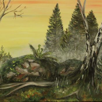 Malerei mit dem Titel "Morning" von Egle Ojasoo, Original-Kunstwerk, Acryl