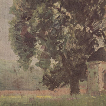 Incisioni, stampe intitolato "Baum (unica opera a…" da Egon Schiele, Opera d'arte originale, Litografia
