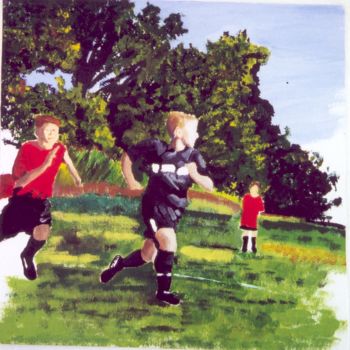 Photography titled "soccerkyle.jpg" by Erika Hoffman, Original Artwork