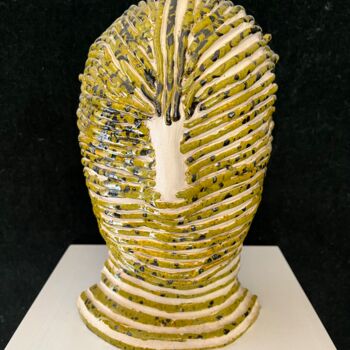 Sculpture titled "Medusa" by Eileen Van Den Bosch, Original Artwork, Clay
