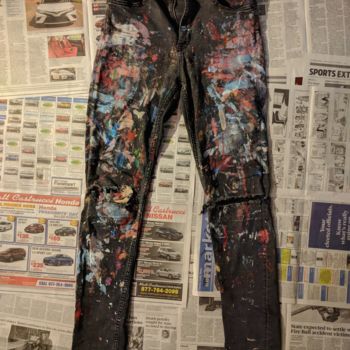 "Jeans #1" başlıklı Artcraft Oberlin The Artist tarafından, Orijinal sanat, Akrilik
