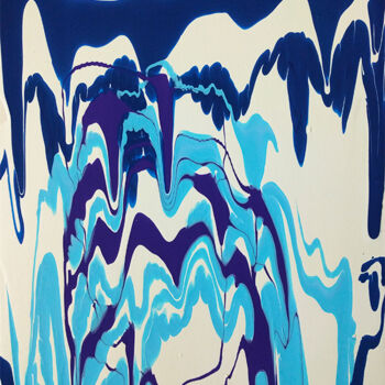 Картина под названием "Untitled Abstract 20" - Oberlin The Artist, Подлинное произведение искусства, Акрил