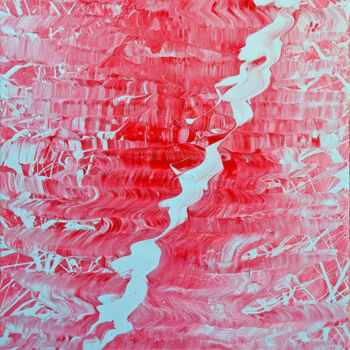Peinture intitulée "Tornado Abstract #2" par Oberlin The Artist, Œuvre d'art originale, Acrylique