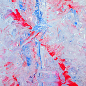 绘画 标题为“Tornado Abstract #3” 由Oberlin The Artist, 原创艺术品, 丙烯