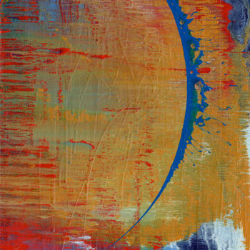 Peinture intitulée "Untitled Swipe" par Oberlin The Artist, Œuvre d'art originale, Acrylique