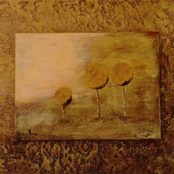 Pintura intitulada "The Gold Touch of M…" por Eirene Mpetsa, Obras de arte originais, Acrílico