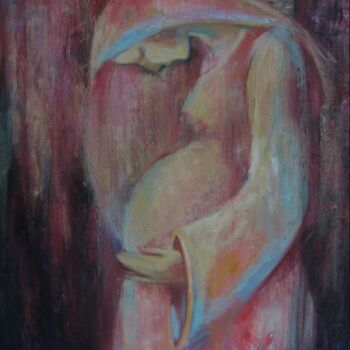 Картина под названием "Хранительница" - Екатерина Абрамова, Подлинное произведение искусства