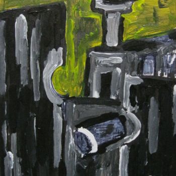 Malarstwo zatytułowany „Ворота” autorstwa Katrin Bor, Oryginalna praca, Akryl