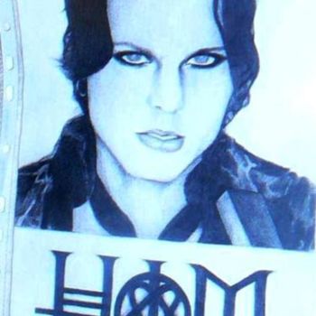 Drawing titled "HIM" by Ekaterinakirova, Original Artwork, Pencil