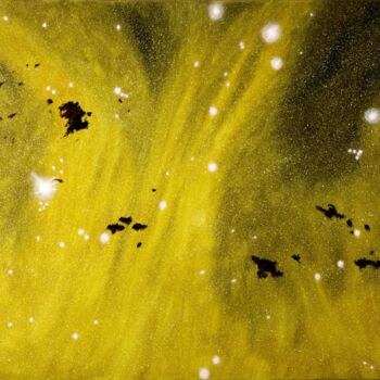 ""Space symphony"" başlıklı Tablo Ekaterina Kusmartseva tarafından, Orijinal sanat, Petrol Ahşap Sedye çerçevesi üzerine mon…
