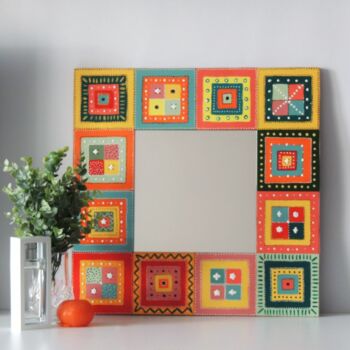 "Patchwork mirror" başlıklı Design Екатерина Нестерова tarafından, Orijinal sanat, Akrilik