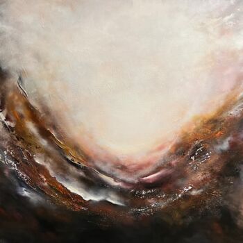 Pittura intitolato "«Radiant Nebula»" da Ekaterina Nova, Opera d'arte originale, Acrilico Montato su Telaio per barella in l…