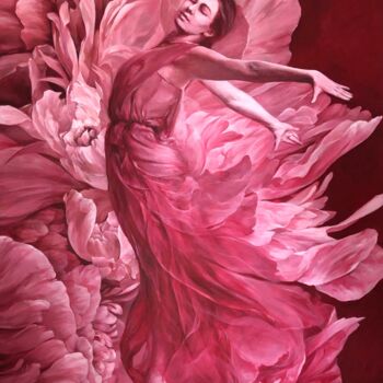 Painting titled "Dance" by Ekaterina Shenayeva, Original Artwork, Acrylic