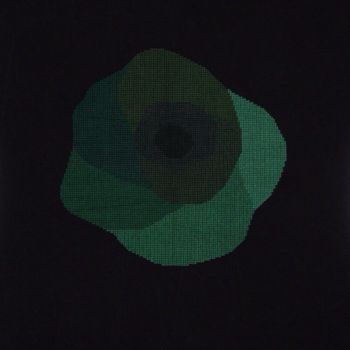 Arte tessile intitolato "8 nuances du vert" da Ekaterina Igorevna, Opera d'arte originale