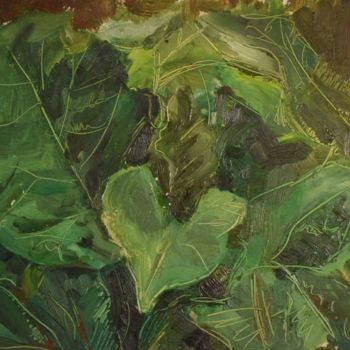 Картина под названием "Полевые травы" - Екатерина Шаталова, Подлинное произведение искусства, Масло