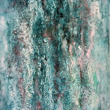 Painting titled "" Element L'eau "" by Ela Couturier, Original Artwork, Acrylic