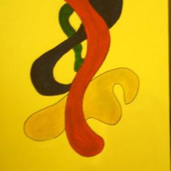 Картина под названием ""SNAKES"" - Elaine Beverley Tyrrell, Подлинное произведение искусства, Масло