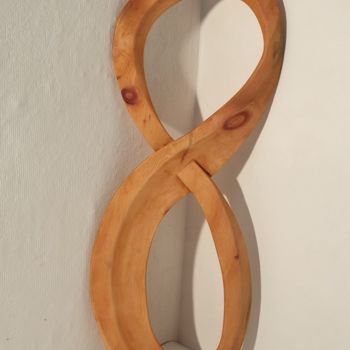Skulptur mit dem Titel ""Infini"" von Toya, Original-Kunstwerk, Holz