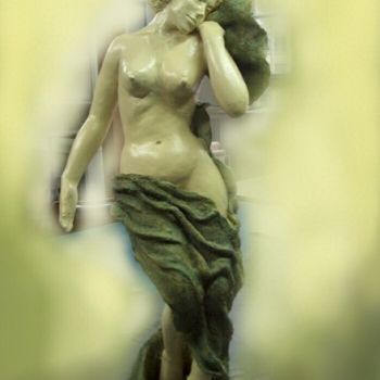 Scultura intitolato "angel" da Emohd, Opera d'arte originale