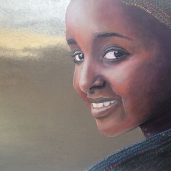 Pintura intitulada "queniana.jpg" por Elcio Ibere, Obras de arte originais, Óleo