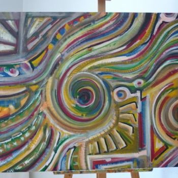 Painting titled "P1000634" by Marc Elfassy, Original Artwork