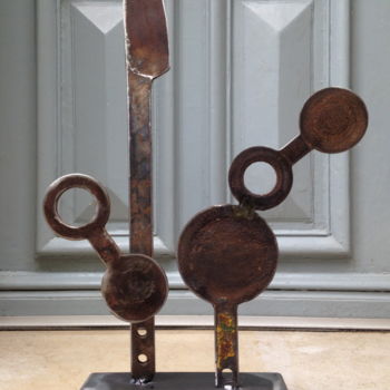 Sculpture titled "EldeKan "Adam & Eve"" by Eldekan, Original Artwork