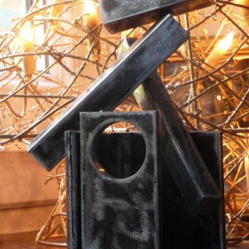 Rzeźba zatytułowany „EldeKan "Equilibre"” autorstwa Eldekan, Oryginalna praca, Metale