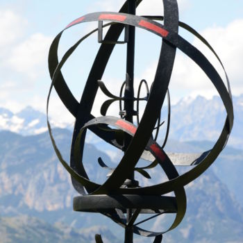 雕塑 标题为“EldeKan "Orbital"” 由Eldekan, 原创艺术品, 金属