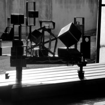 Sculpture intitulée "Sculpture métal Eld…" par Eldekan, Œuvre d'art originale, Métaux