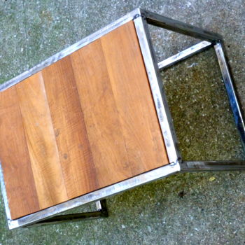 「EldeKan "Teck Table…」というタイトルの彫刻 Eldekanによって, オリジナルのアートワーク, 金属