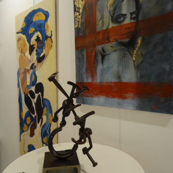 Sculpture intitulée "EldeKan "expo DDTM…" par Eldekan, Œuvre d'art originale