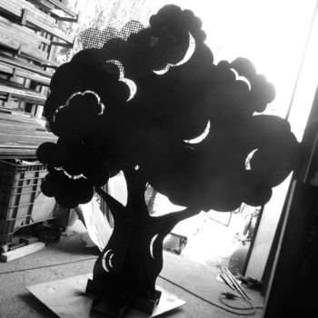 Sculpture titled "EldeKan "Arbre des…" by Eldekan, Original Artwork, Metals