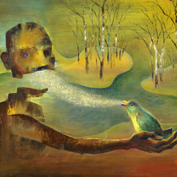 Painting titled "Revival - Возрожден…" by Eldeukov Ildiukov, Original Artwork