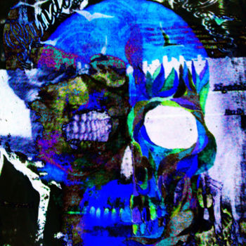 Digital Arts titled "Devil Blue" by Eldjune, Original Artwork, Other