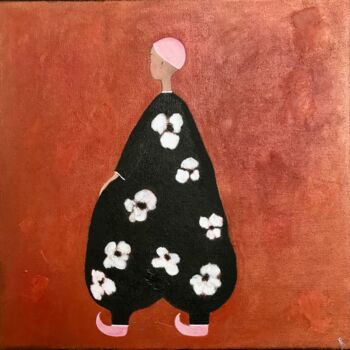 Картина под названием "Poésie" - Eleanor Gabriel, Подлинное произведение искусства, Акрил