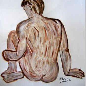 Painting titled "l'homme" by Electa, Original Artwork