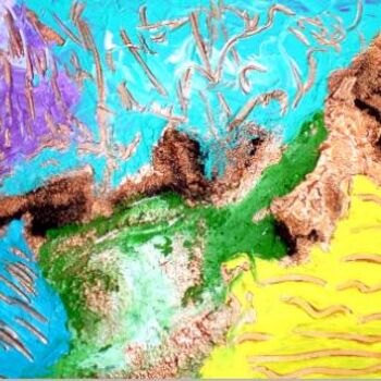 Pintura intitulada "les neurones" por Electa, Obras de arte originais