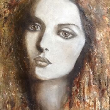 Painting titled "Nastasia" by Electre, Original Artwork, Oil