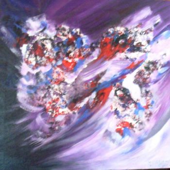 Painting titled "Temps/espace...tant…" by Eleho, Original Artwork