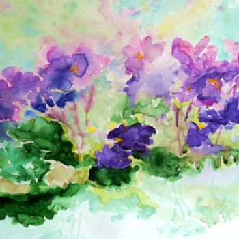 "les-violettes-mercr…" başlıklı Tablo Elen Ruzh tarafından, Orijinal sanat