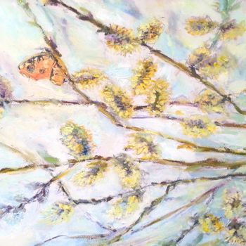 Картина под названием "Frueling.Весна" - Elen Ruzh, Подлинное произведение искусства, Масло