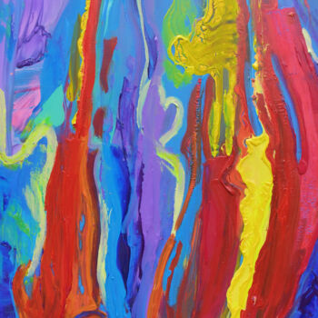 Peinture intitulée "Colours of life 2" par Elena Bandurka, Œuvre d'art originale, Acrylique